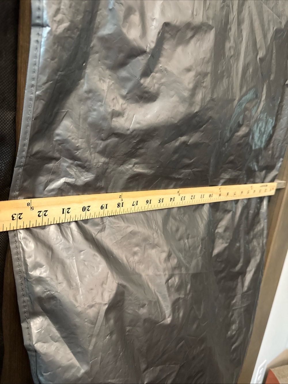 Saks Fifth Ave The Fur Salon Garment Bag Zipper 54x 23” and Plastic Bag 51x23” - Picture 9 of 16
